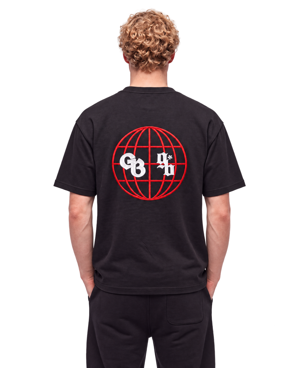 GENESIS T-Shirt black model back view